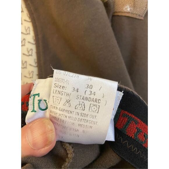 Tuff Riders ribb lowrise pull on riding pants  #106822 size 34 equestrian gear - Picture 7 of 7